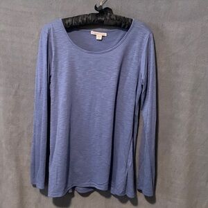 Cold water creek Blue Long Sleeve Top